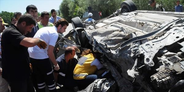 Tokat'ta trafik kazas: 6 yaral