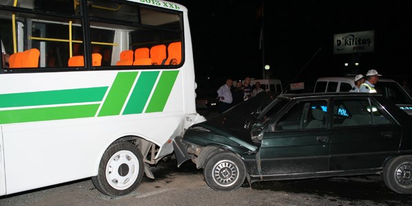 Ünye'de kaza: 1 ölü, 1 yaralı