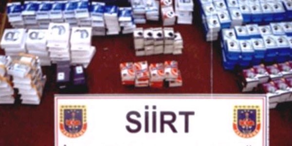Kurtalan'da kaçak elektronik malzeme ele geçirildi