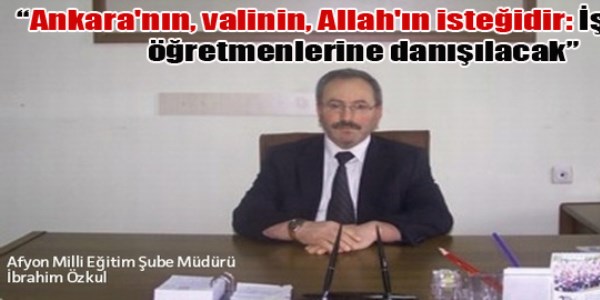 Milli Eğitim Şube Müdürü'nden şok talimat!..