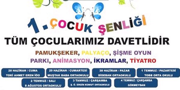 Bitlis Belediyesi ocuk enlii dzenliyor