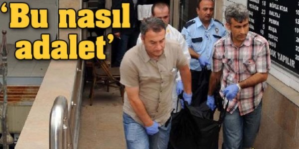 Kocas�n�n �ld�rd��� kad�n�n cenazesi Adli T�p'tan al�nd�