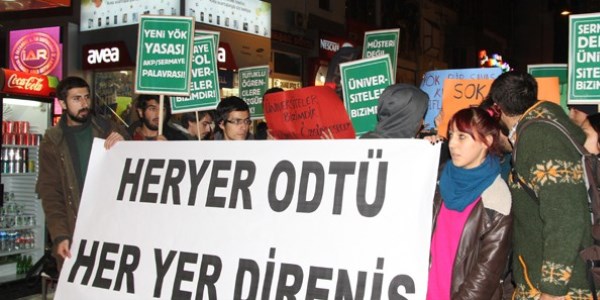ODTÜ Mezunlar Vakfı'ndan pankartlara tepki