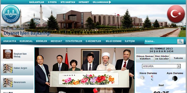 Diyanet İşleri Başkanlığı'nın sitesini hackledi iddiası