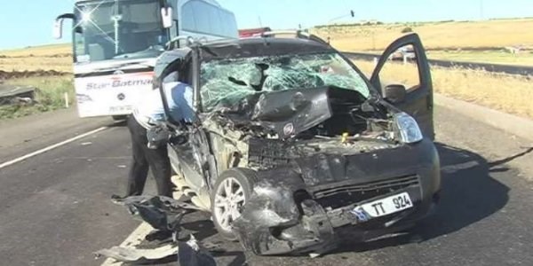 Siverek'te trafik kazası: 4 yaralı