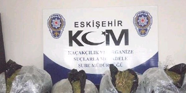 Eskişehir'de 20 kilo esrar ele geçirildi