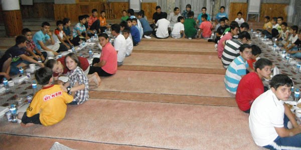 Yaz Kur'an kurslarndaki sportif faaliyetlere dzenleme