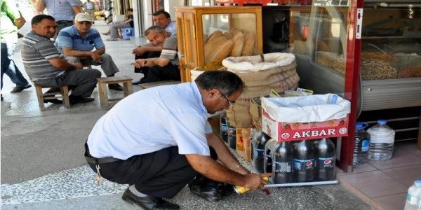 Zab�tadan '40 santim' denetimi