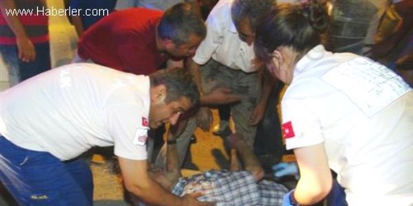 Kazada yaralandı, 'beni bırakın, ben bir yere gitmem' diyerek gözyaşı döktü