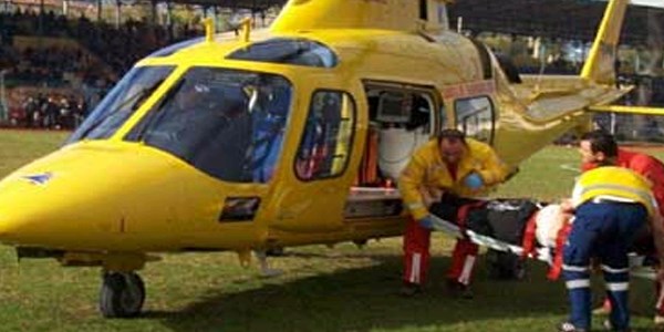 Ambulans helikopter ikizlerden hayatta kalanı için havalandı