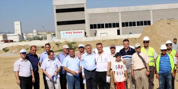 Salihli OSB'de fabrika temeli atld