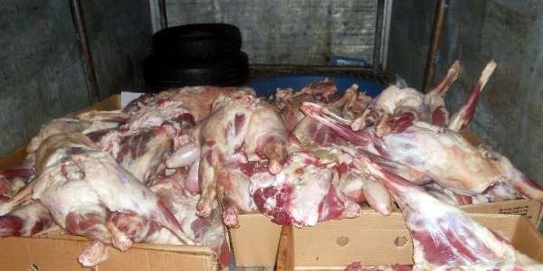 200 kilo kaçak et ele geçirildi
