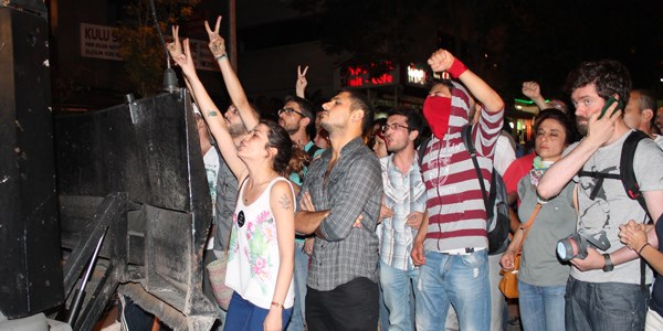 Ankara'da 'Gezi' g�stericilerine m�dahale