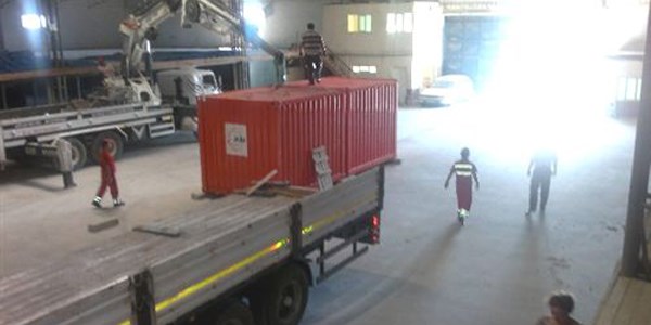 Aydın'a 4 adet afet konteynırı tahsis edildi