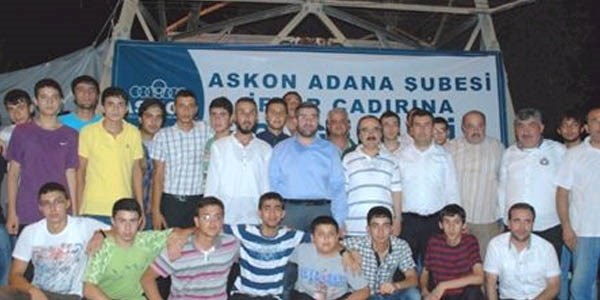 Askon iftar çadırı kurdu
