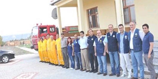 Yangın savaşçılarına iftar