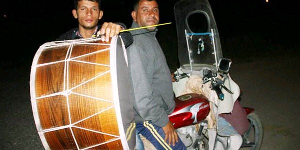 Motorlu ramazan davulcusu