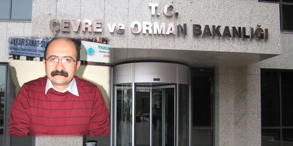 Orman Bakanlığı önünde 'yangın tazminatı' eylemi
