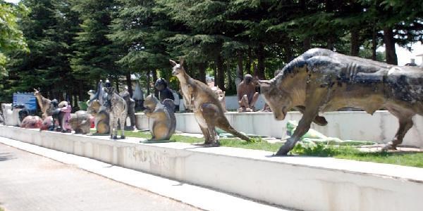 Kayseri'de yapay hayvanat bahçesi