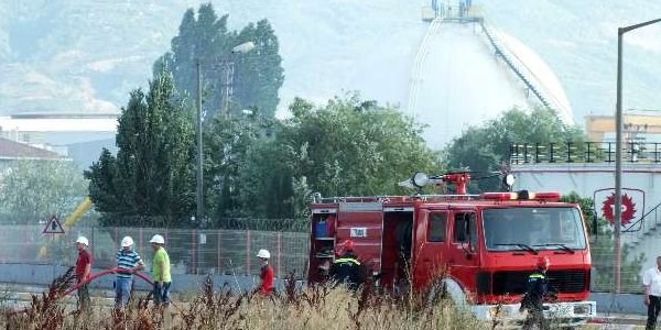 Tüpraş'ta yangın alarmı
