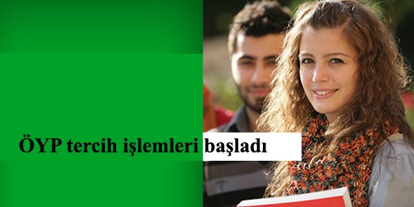 ÖYP tercih işlemleri başladı