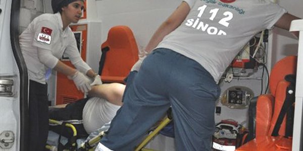 Sinop'ta su baskını: 1 yaralı