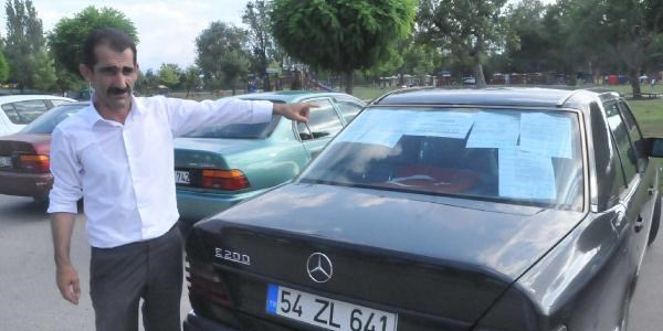3 ayda 5 trafik cezası gelince, aracını satılığa çıkardı