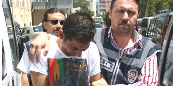 Girdi�i d�kkanda sab�ka kayd�n� d���r�nce yakaland�