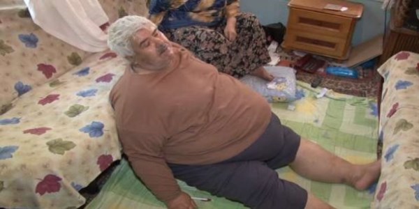 300 kiloluk adamın dramı