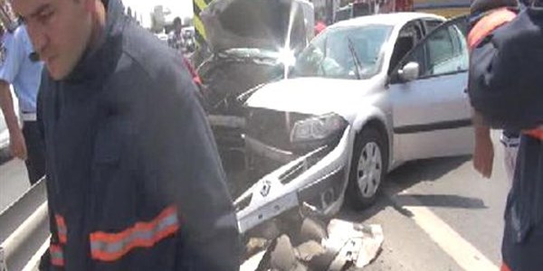 Kaza yerine gelen baban�n zor anlar�