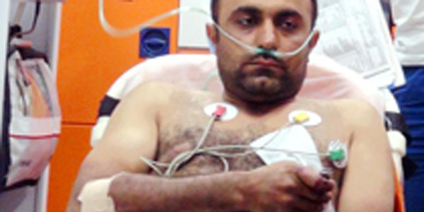 G��s�ne saplanan b��ak ��kar�lamay�nca!..