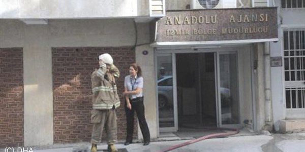 Anadolu Ajansı'nın bulunduğu binada yangın paniği