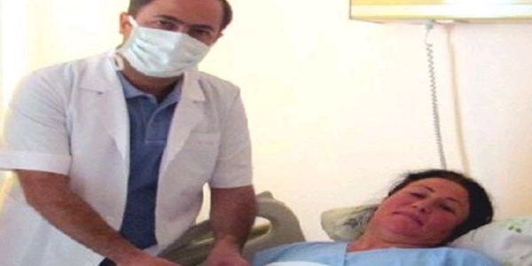 Kalbi delik Azeri kad�n, Erzurum'da sa�l���na kavu�tu