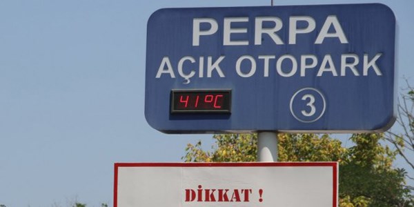 İstanbul'da termometreler 41 dereceyi gösterdi