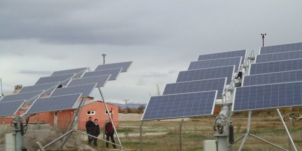 Aksaray'da köylere güneş enerjisi sistemi ile içme suyu projesi