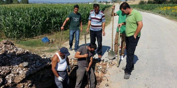 Hırsızlar askeri kabloyu çaldı