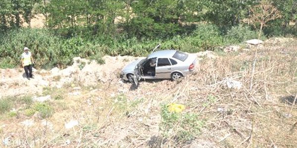 Dereye uçmaktan son anda kurtuldu