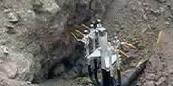 Doğalgaz kazısında şok