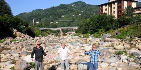 Rize'de HES deneme üretimi başladı, Salarha Deresi kurudu
