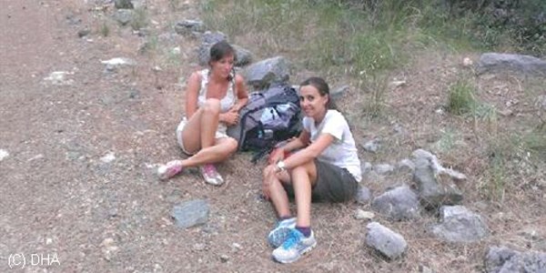Kaybolan Frans�z turistleri jandarma buldu
