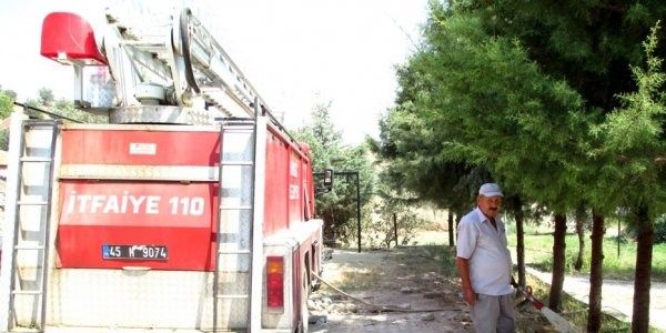 Çevreye duyarlı köylünün ağaçları kurtarma girişimi