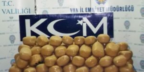 Van'da 113 kilo toz esrar ele geçirildi