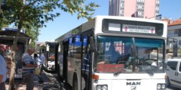 Isparta'da halk otobüsleri ücretsiz