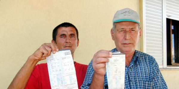 Geçmiş döneme ait 10 bin lira elektirik borçu çıkardılar
