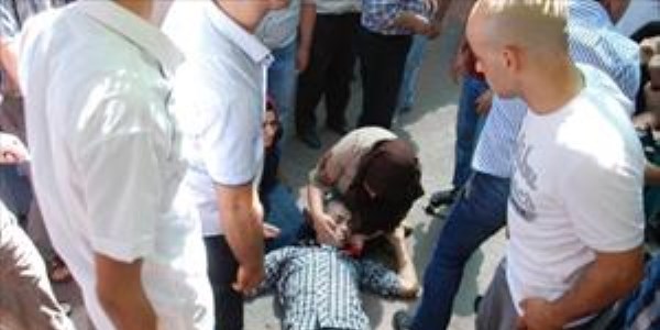 Ma�aza sahibine silah ve b��akl� sald�r�