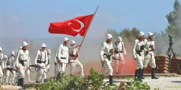 10 A�ustos Anafartalar Zaferi t�ren provalar� yap�ld�