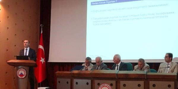 Trabzon'da 'ticari alacaklarda sigorta' başlıklı sunum
