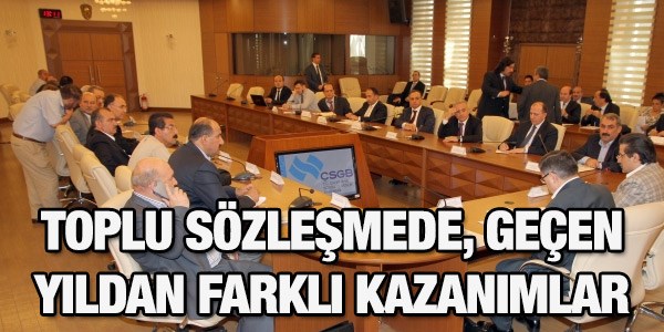 2013 toplu sözleşmesinin 2012'den farklı olan maddeleri