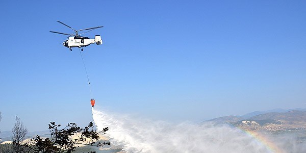 Antalya ve Çanakkale'de orman yangını