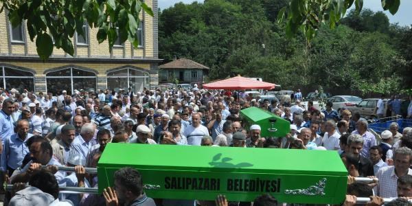 Damat kurban� �ift topra�a verildi